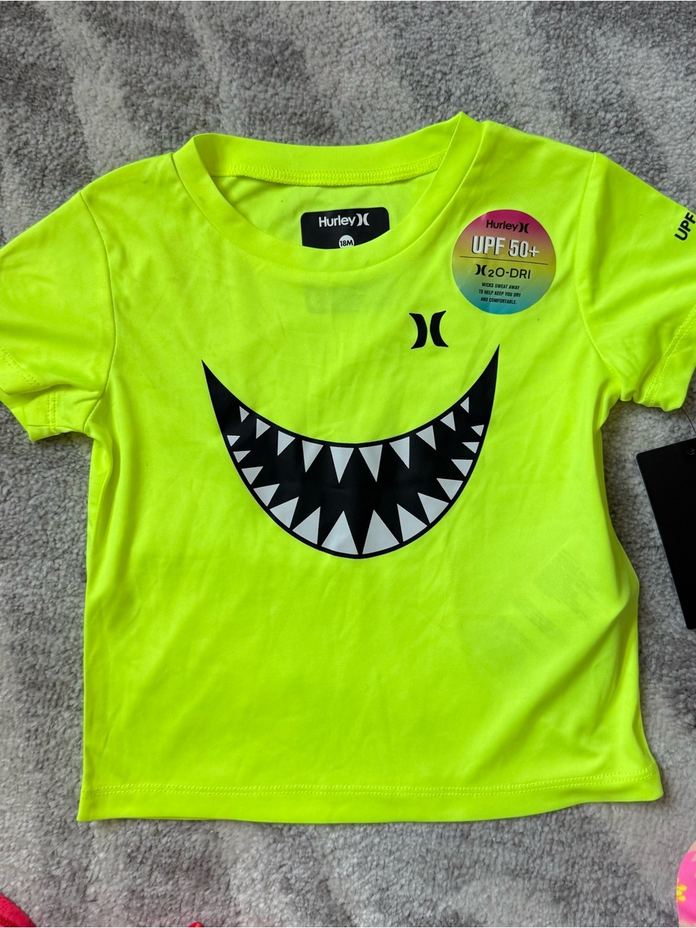 Hurley Baby Rash Guard UPF 50+  Size 18 months